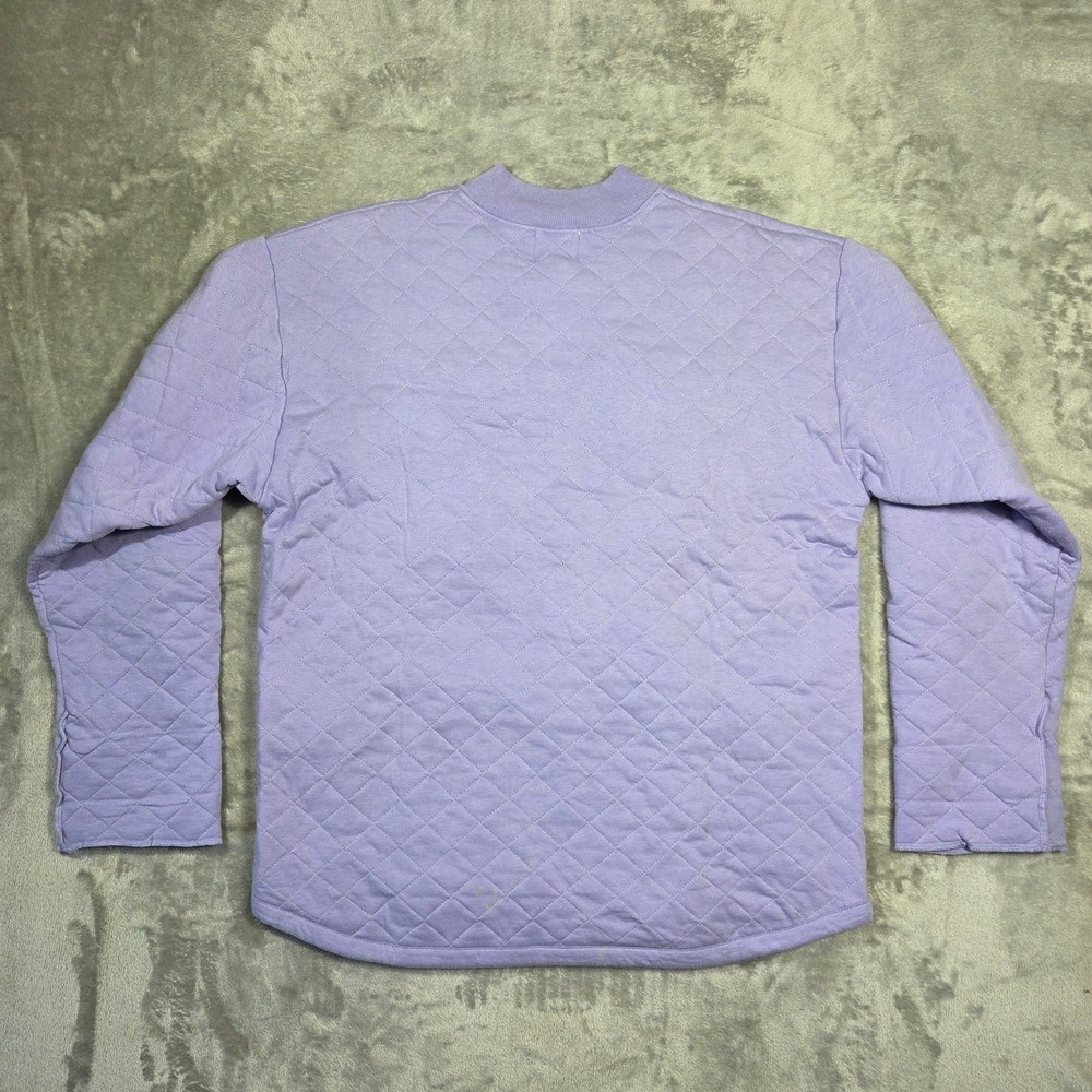Vintage Victorias Secret Quilted Pullover Top Sweatshirt Embroidered Retro Chic - Picture 6 of 6